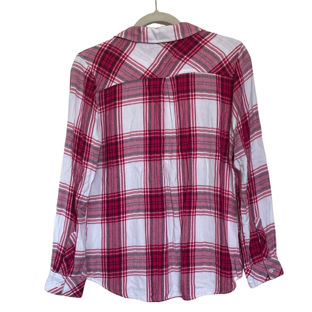 Rails Raspberry/White Checkered Shirt - Picture 3 of 6
